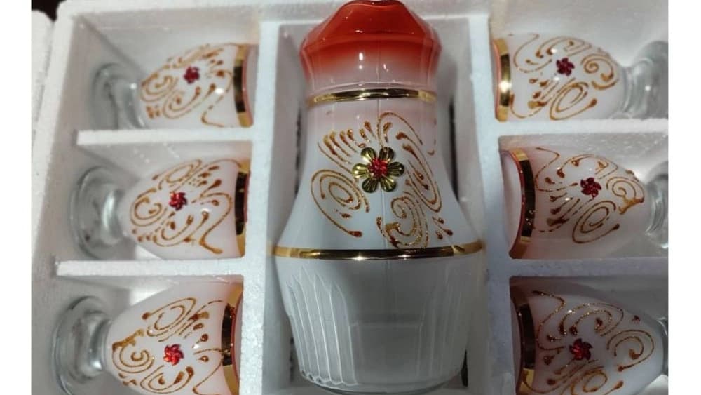 تولید پارچ و لیوان بلور
